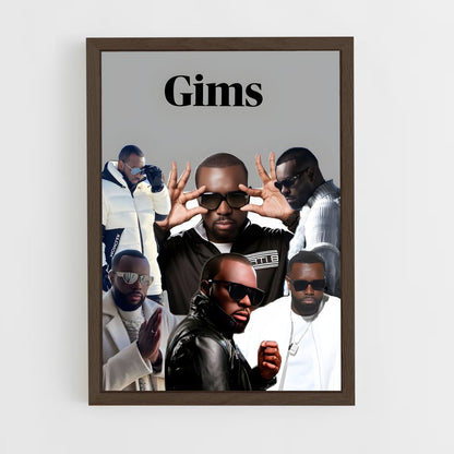 ap-gims-1 cadre Bois foncé