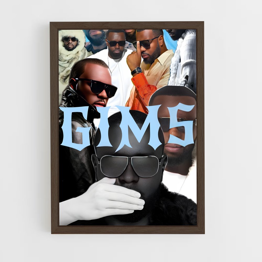 ap-gims-5 cadre Bois foncé
