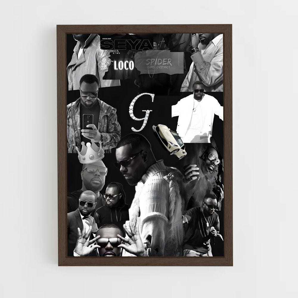 ap-gims-6 cadre Bois foncé