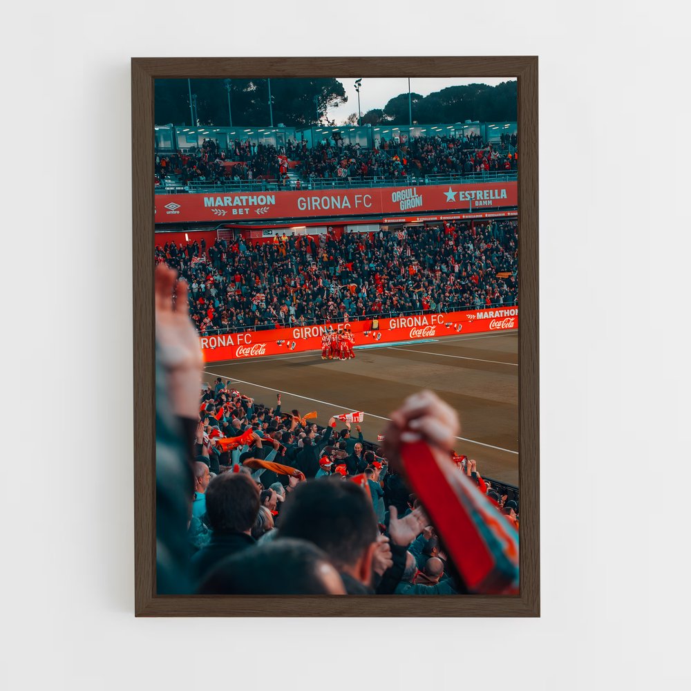 ap-girona fc-12 cadre Bois foncé