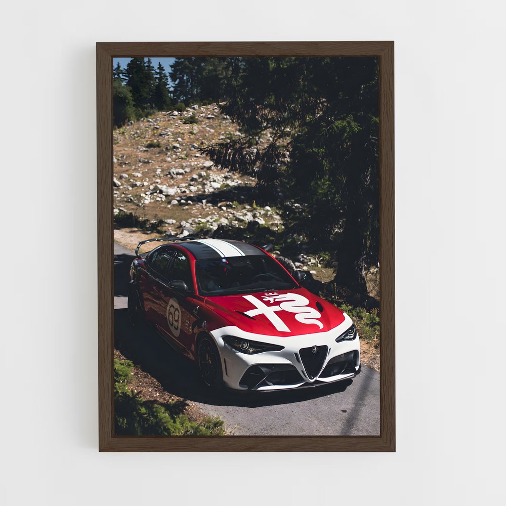 ap-giulia gtam-3 cadre Bois foncé