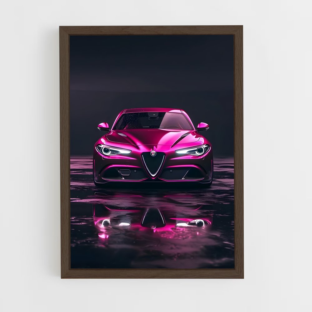 ap-giulia quadrifoglio-8 cadre Bois foncé
