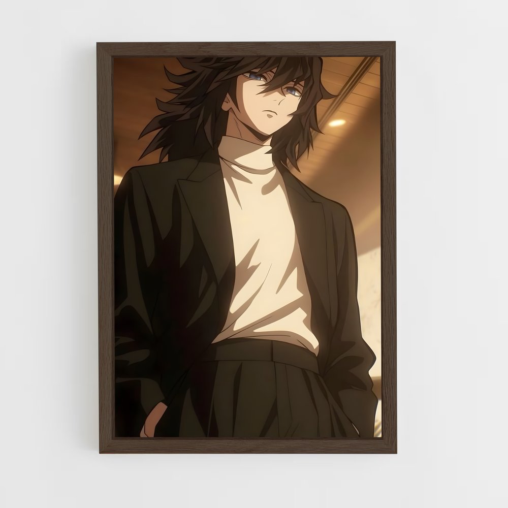 ap-giyu tomioka-2 cadre Bois foncé