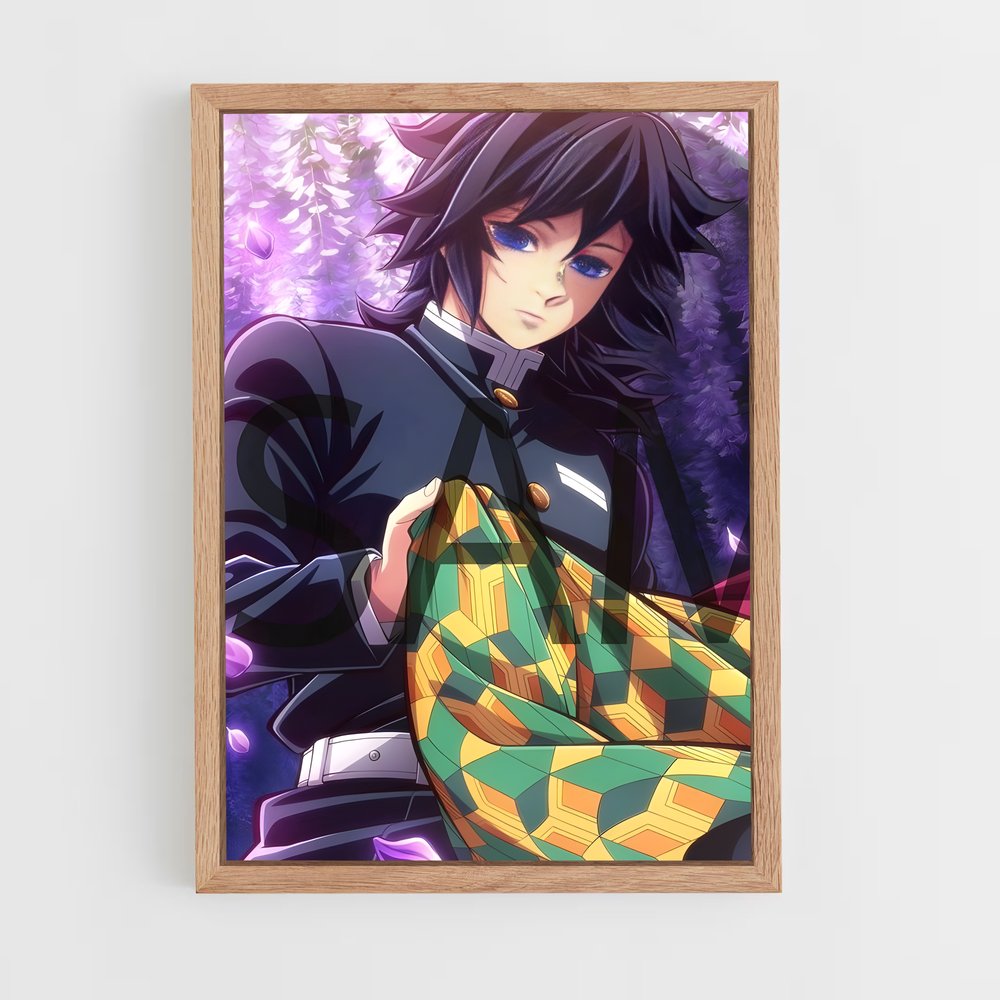 ap-giyu tomioka-4 cadre Bois clair
