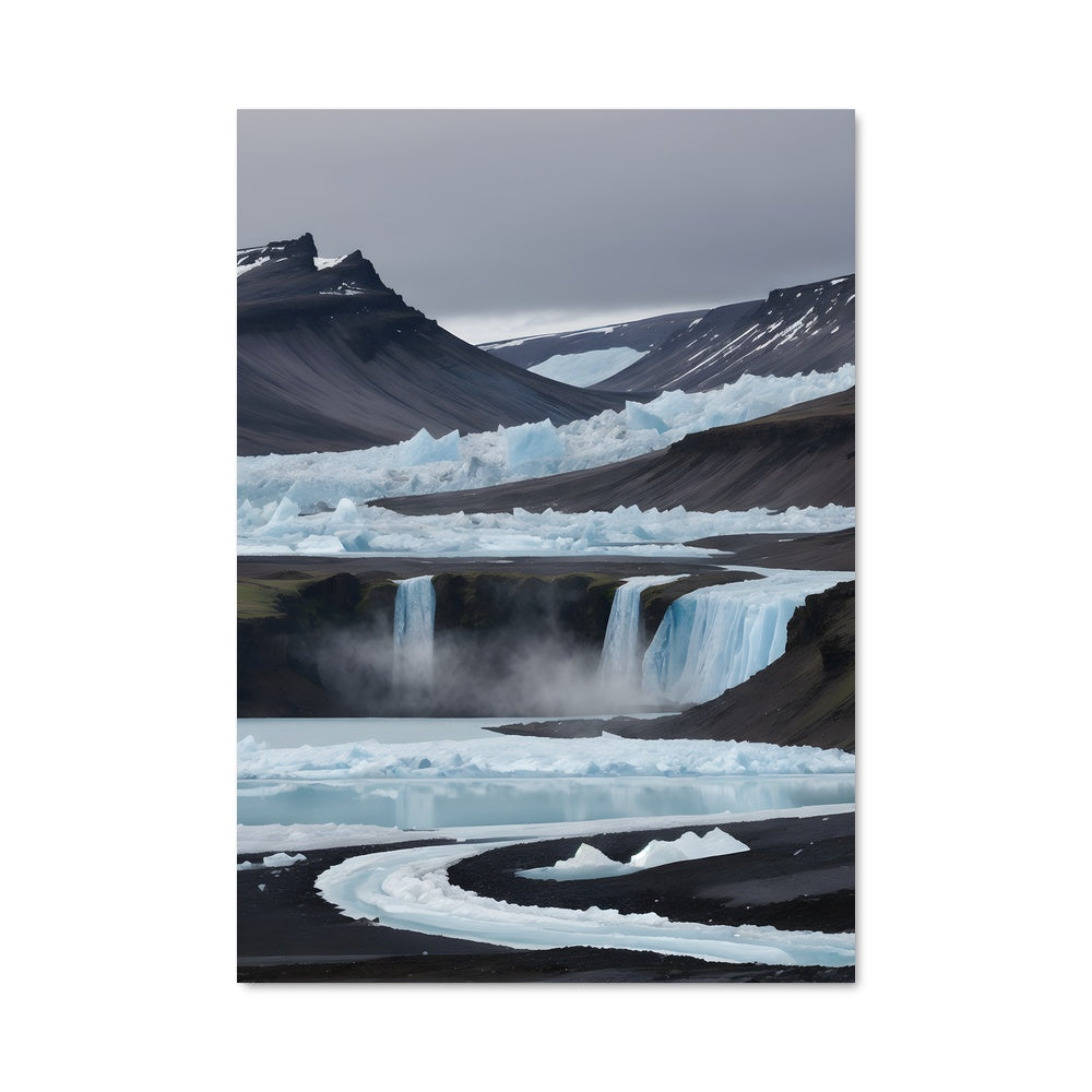 Poster Glacial lake 97025