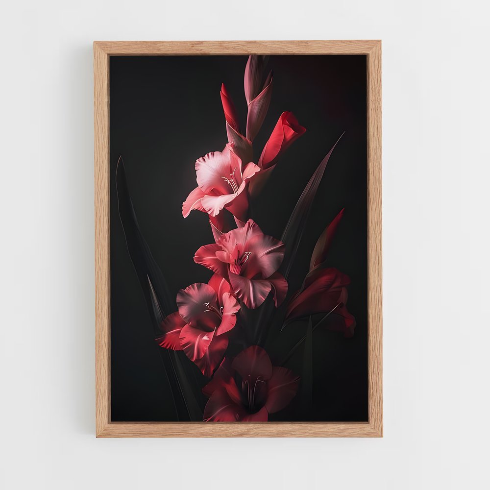 ap-gladiolus-12 cadre Bois clair