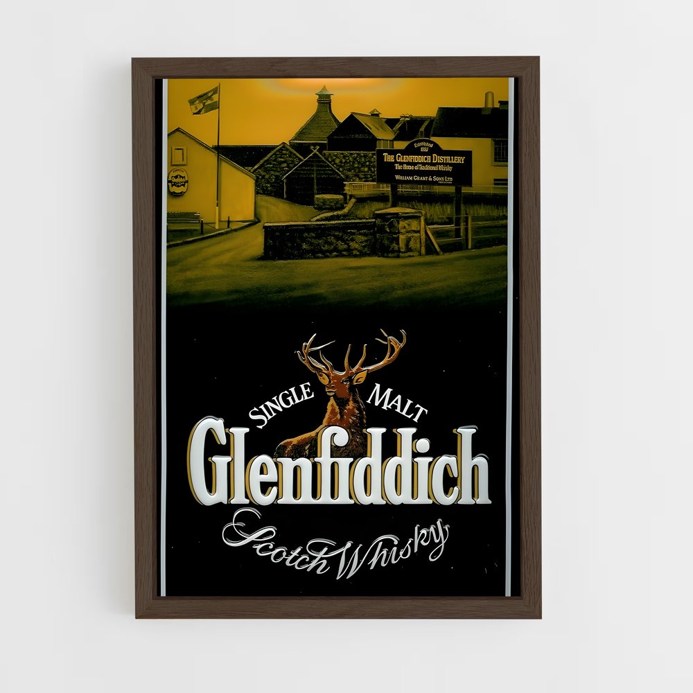 ap-glenfiddich-3 cadre Bois foncé