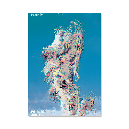 Poster Visage Éthéré