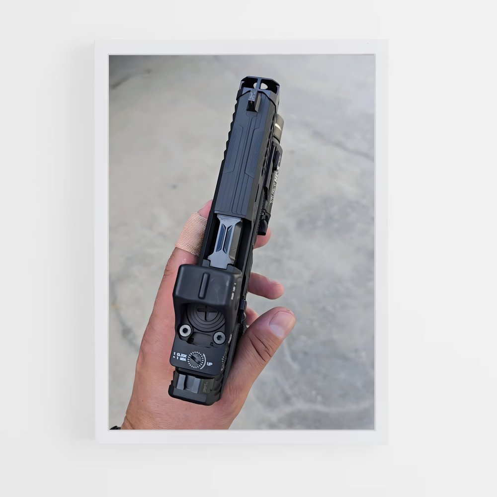ap-glock 17-1 cadre Blanc