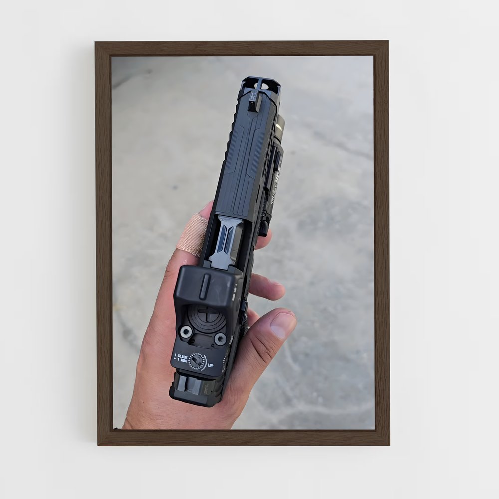 ap-glock 17-1 cadre Bois foncé