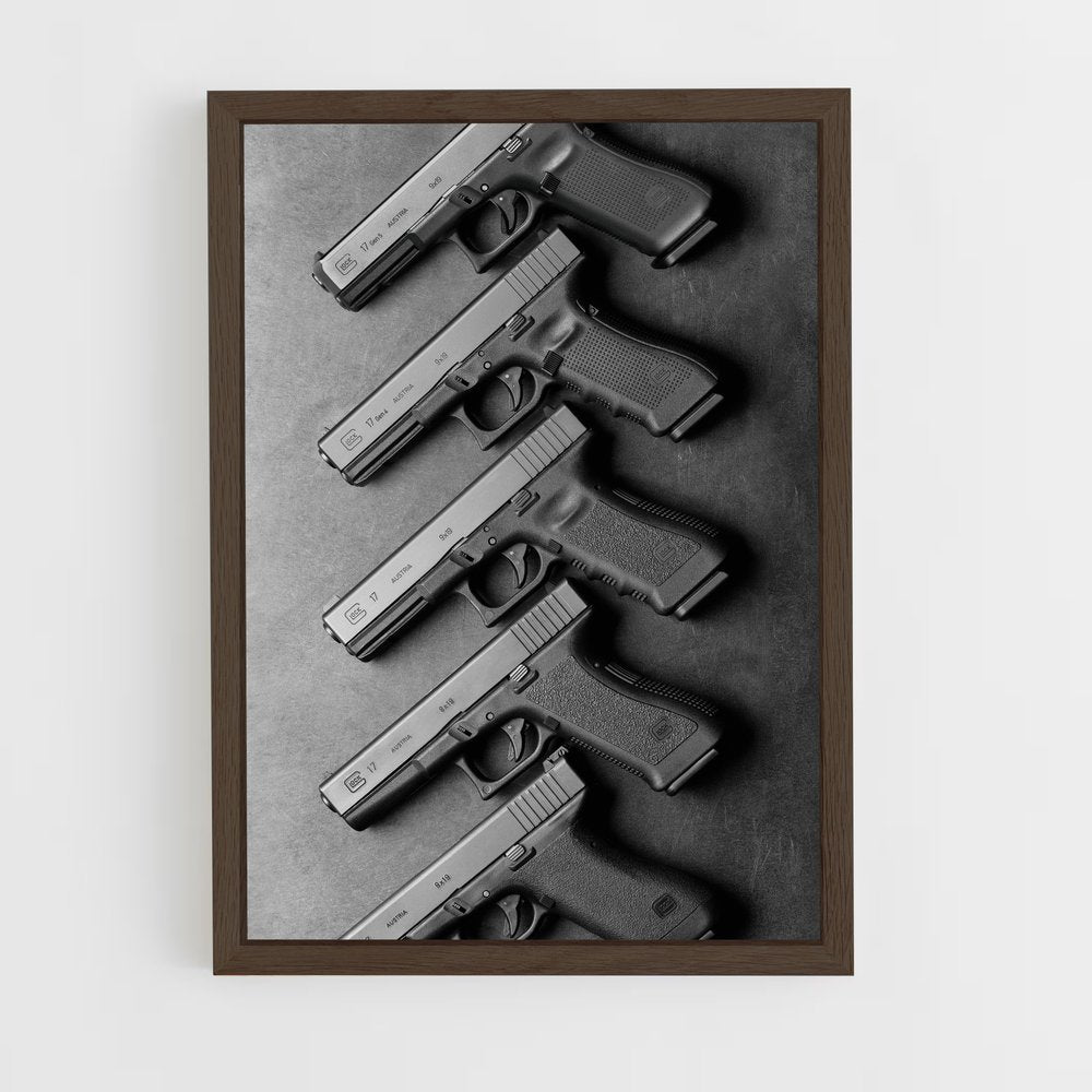ap-glock 17-2 cadre Bois foncé