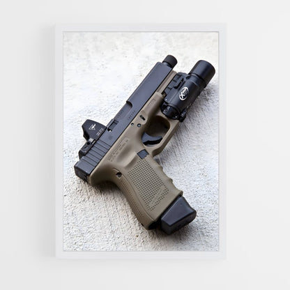 ap-glock 17-4 cadre Blanc