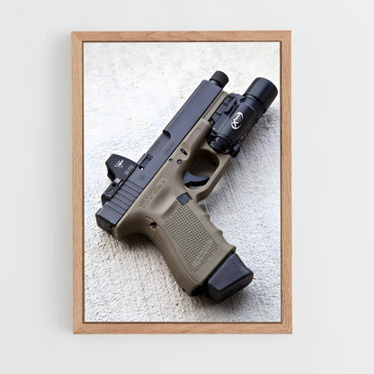 ap-glock 17-4 cadre Bois clair