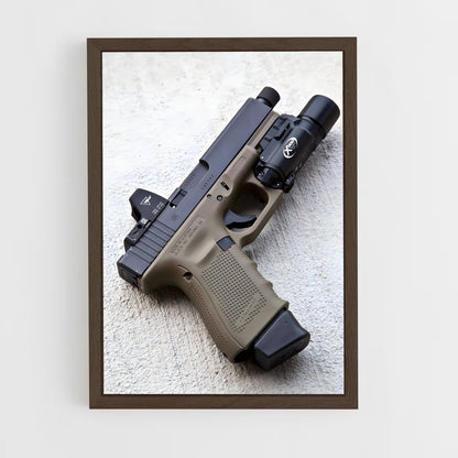 ap-glock 17-4 cadre Bois foncé
