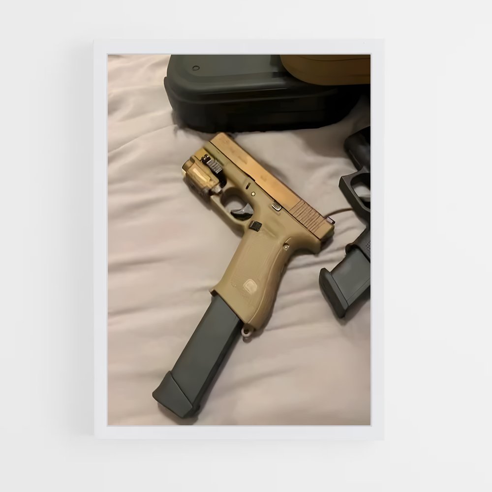 ap-glock 19-10 cadre Blanc