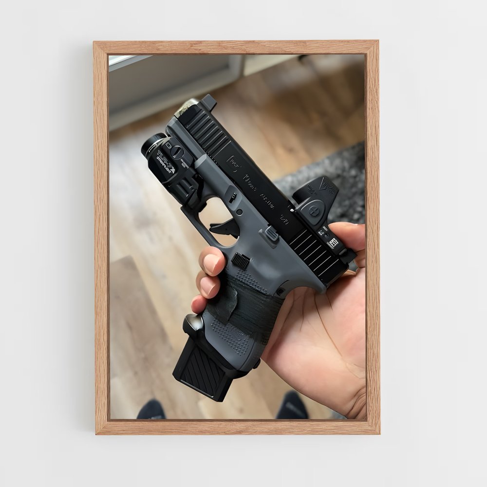 ap-glock 19-7 cadre Bois clair