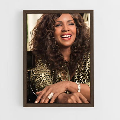 ap-gloria gaynor-5 cadre Bois foncé