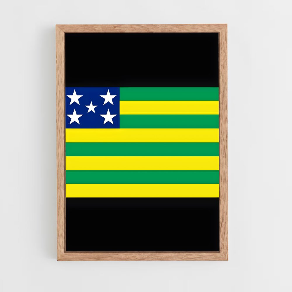 ap-goias flag-1 cadre Bois clair