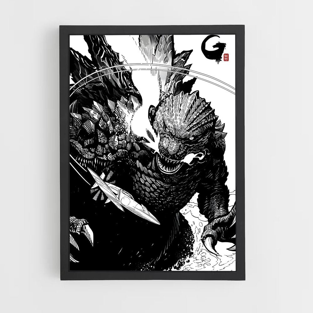 ap-gojira-3 cadre Noir