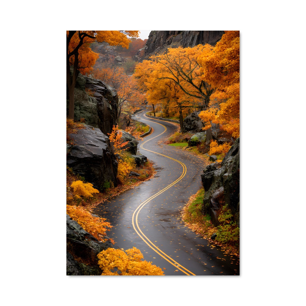 Poster Golden autumn 97634