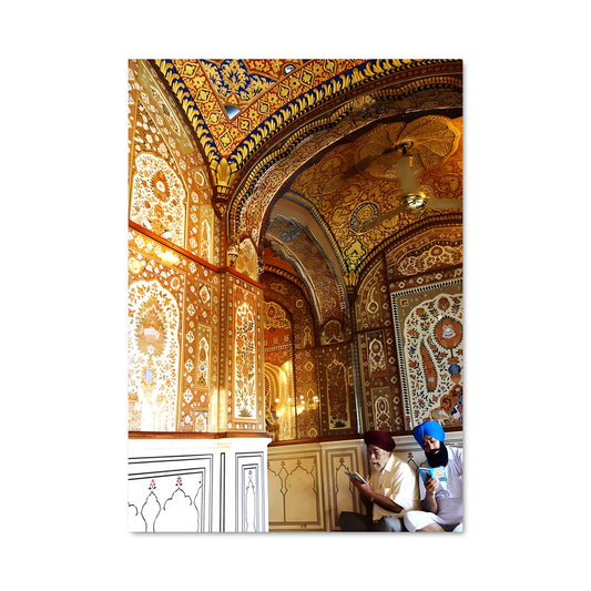 Poster Méditation Dorée