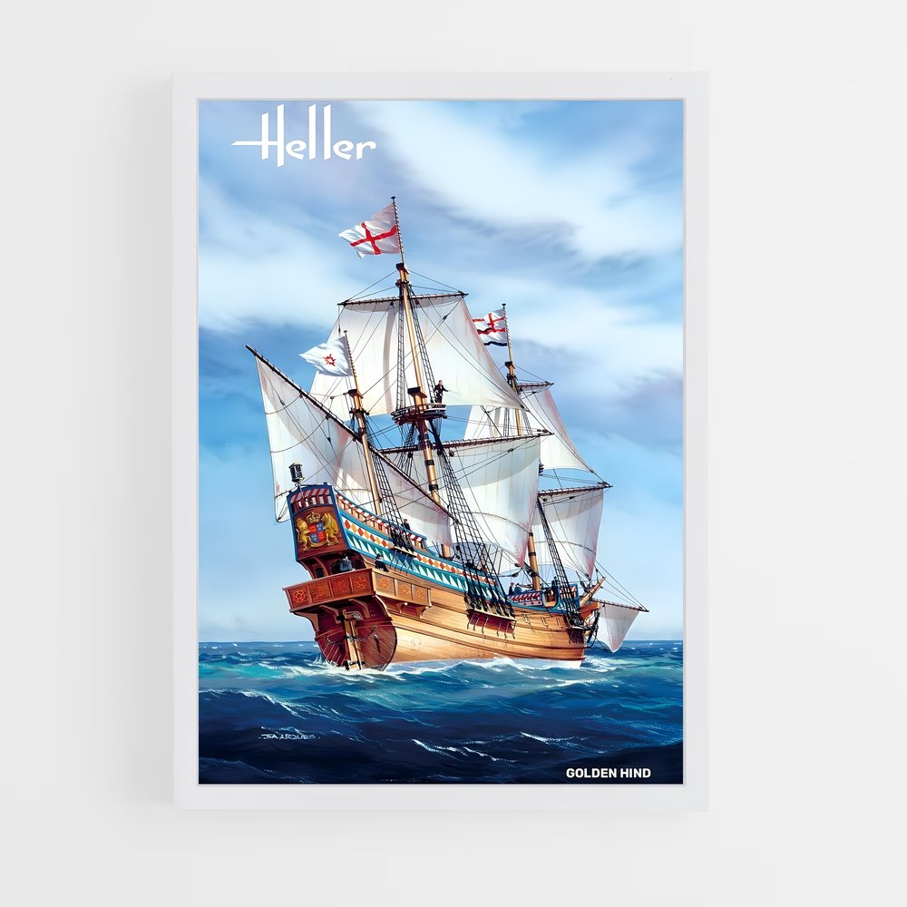 ap-golden hind-1 cadre Blanc