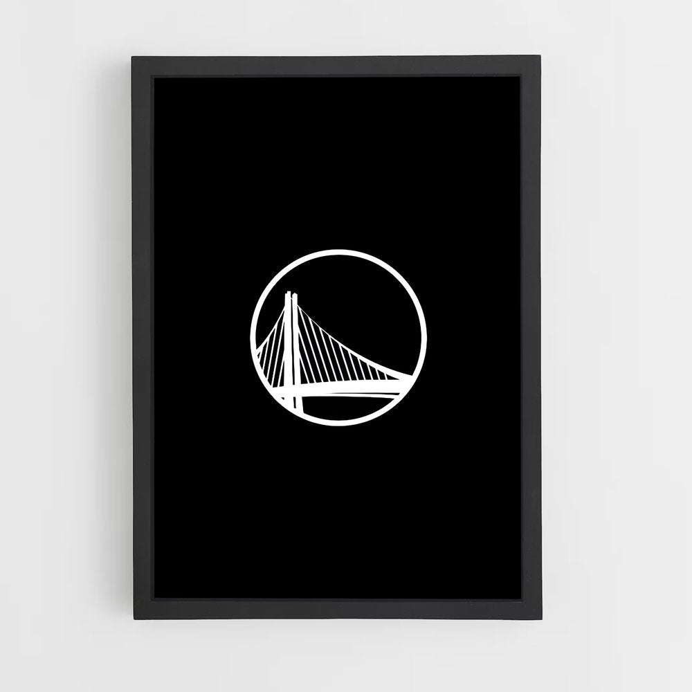 ap-golden state warriors-11 cadre Noir
