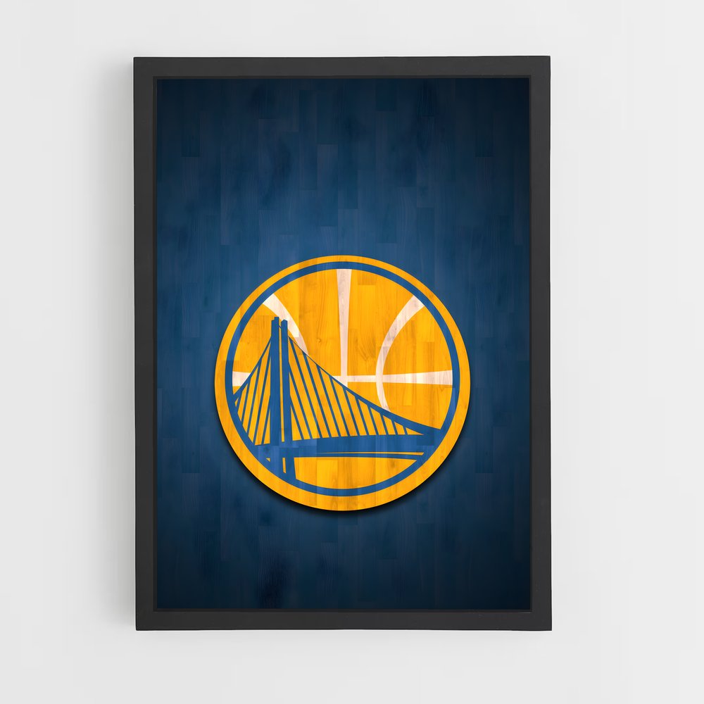 ap-golden state warriors-9 cadre Noir