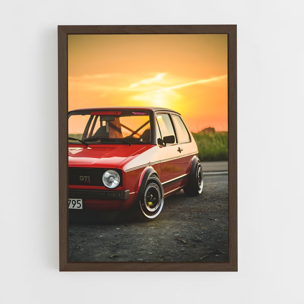ap-golf gti mk1-1 cadre Bois foncé