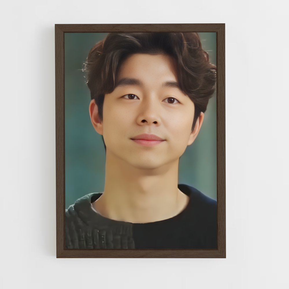 ap-gong yoo-10 cadre Bois foncé