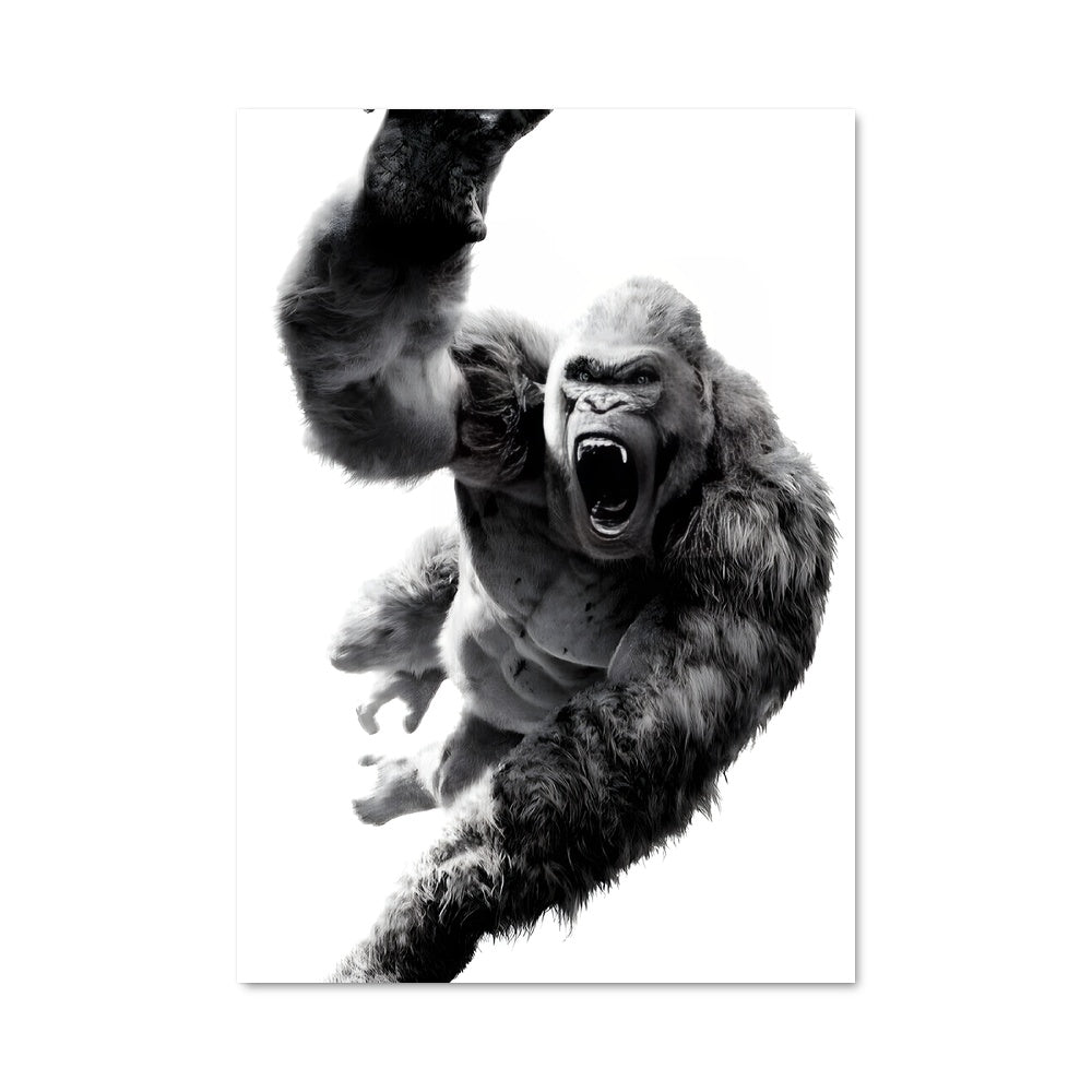 Poster Saut de Gorilla