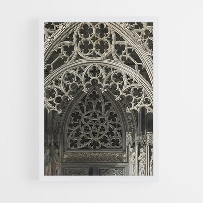 ap-gothic architecture-14 cadre Blanc