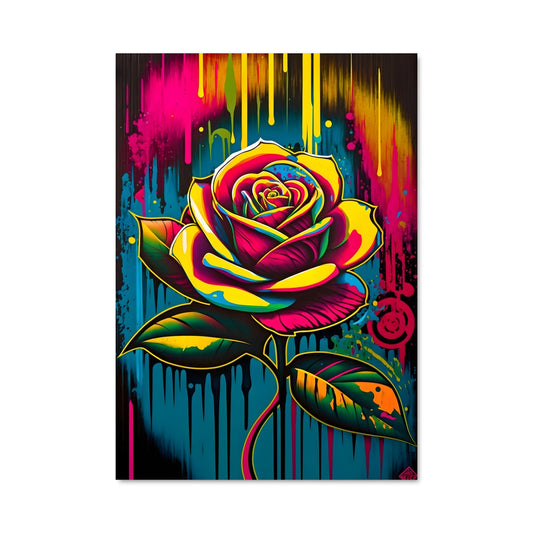 Poster Rose Noire