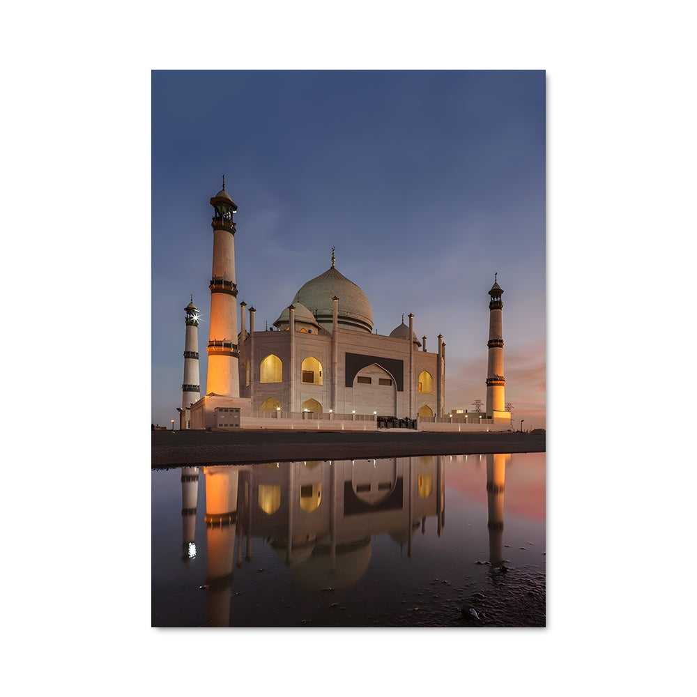 Poster Mosquée au Crépuscule