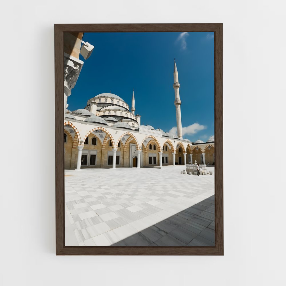 ap-grand mosque niamey-2 cadre Bois foncé