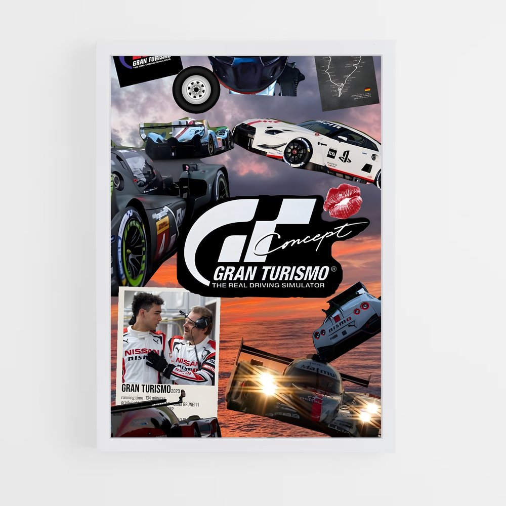 ap-granturismo-8 cadre Blanc