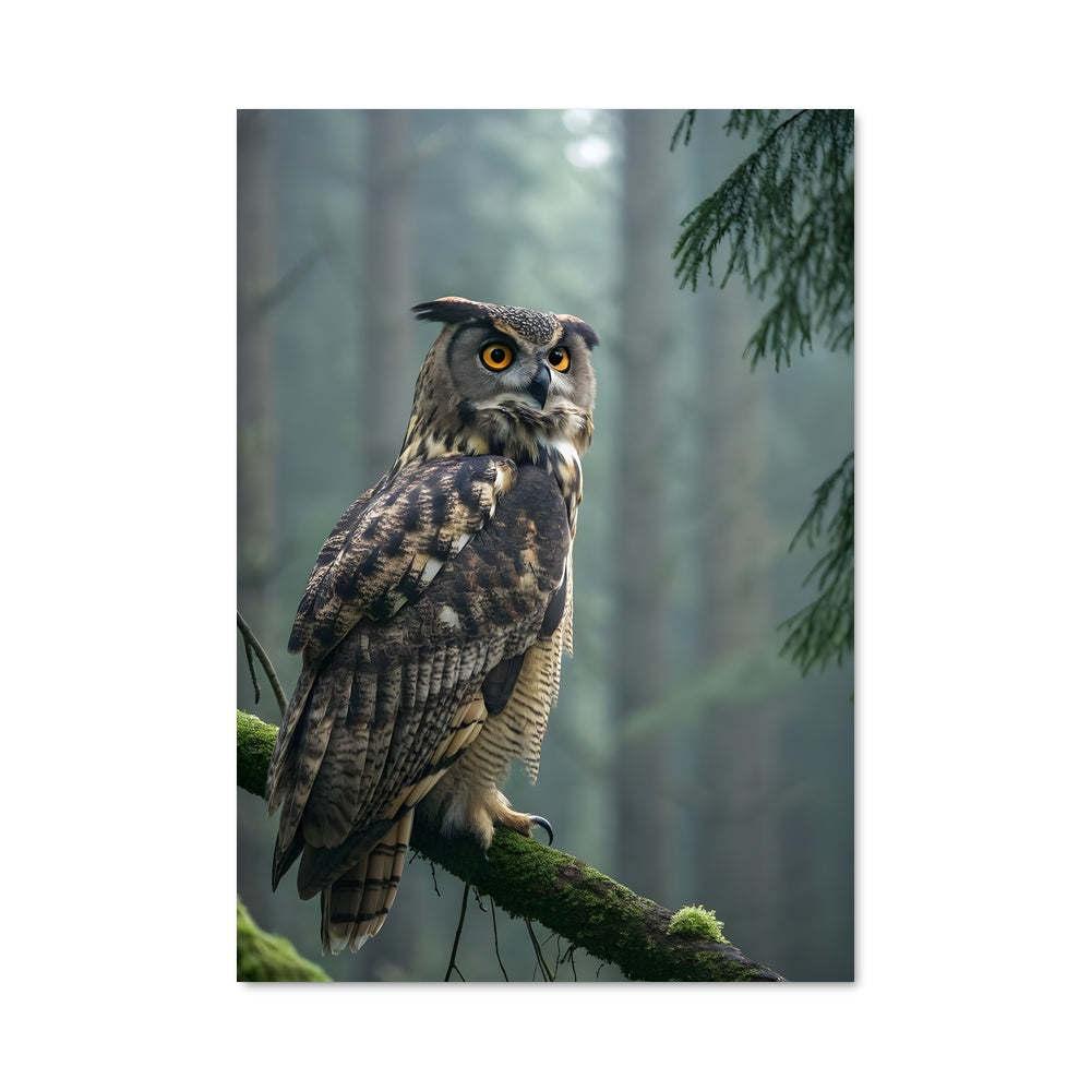 Poster Chouette Majestueuse