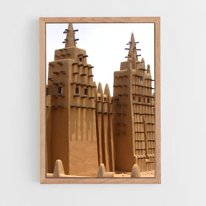 ap-great mosque djenne-1 cadre Bois clair