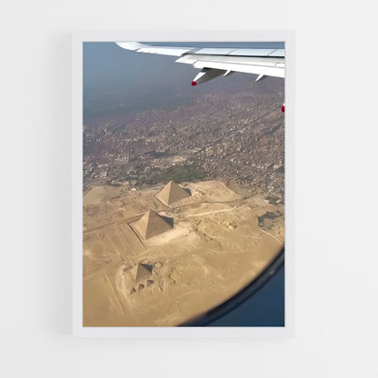 ap-great pyramid of giza-11 cadre Blanc
