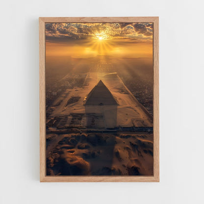 ap-great pyramid of giza-5 cadre Bois clair