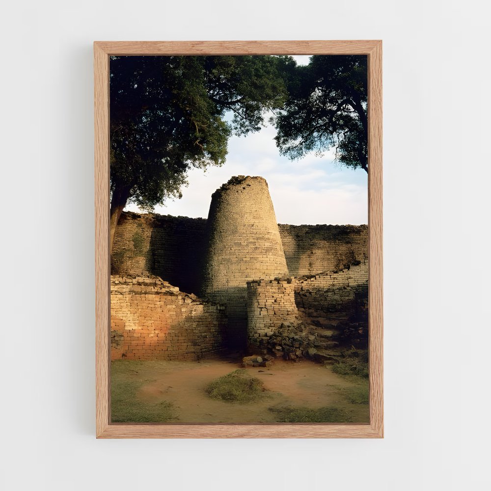 ap-great zimbabwe ruins-4 cadre Bois clair
