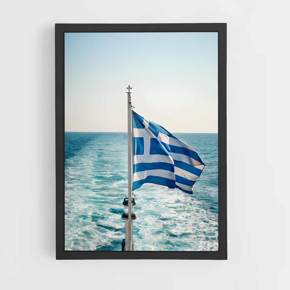 ap-greece flag-4 cadre Noir