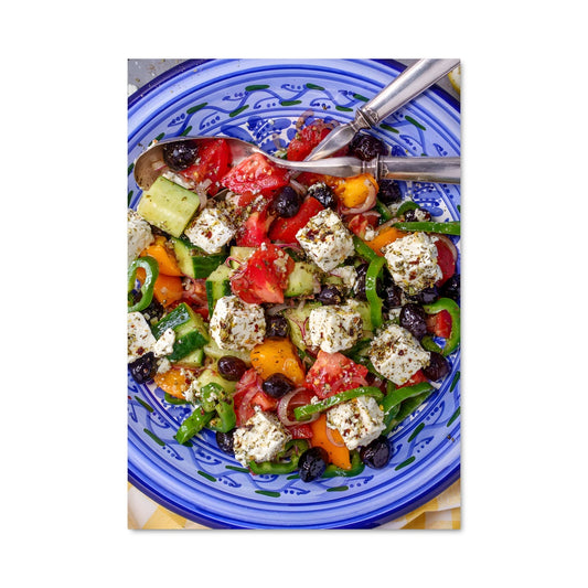 Poster Salade Grecque