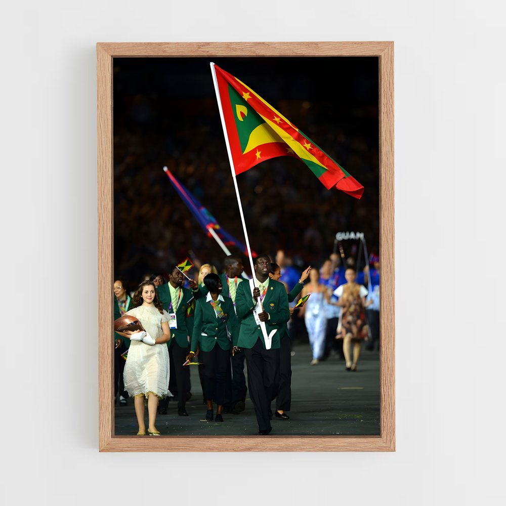 ap-grenada national football team-2 cadre Bois clair