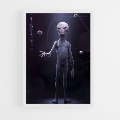 ap-grey alien-8 cadre Blanc