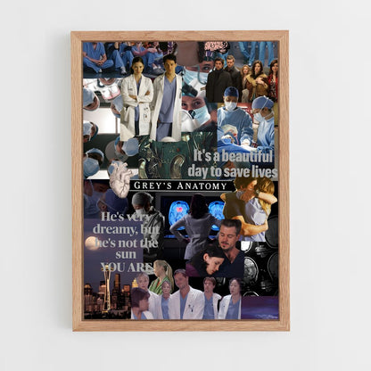 ap-greys anatomy-4 cadre Bois clair