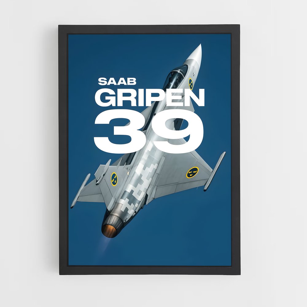 ap-gripen jas 39-3 cadre Noir