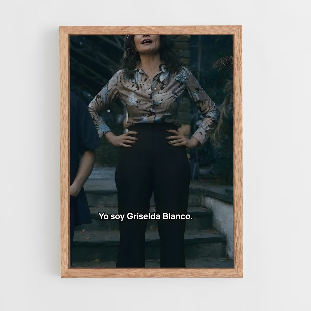 ap-griselda blanco-4 cadre Bois clair