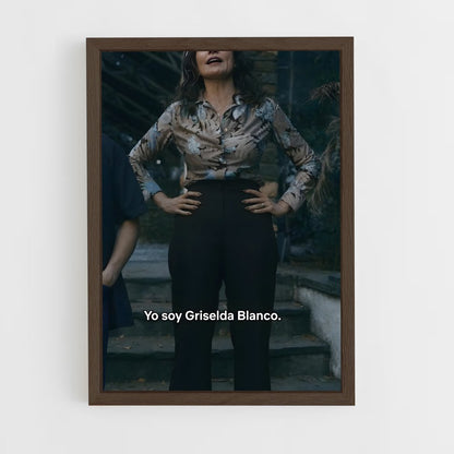 ap-griselda blanco-4 cadre Bois foncé