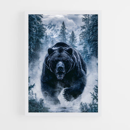 ap-grizzly bear-6 cadre Blanc